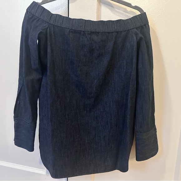 Rag and bone denim off shoulder top - Picture 5 of 5